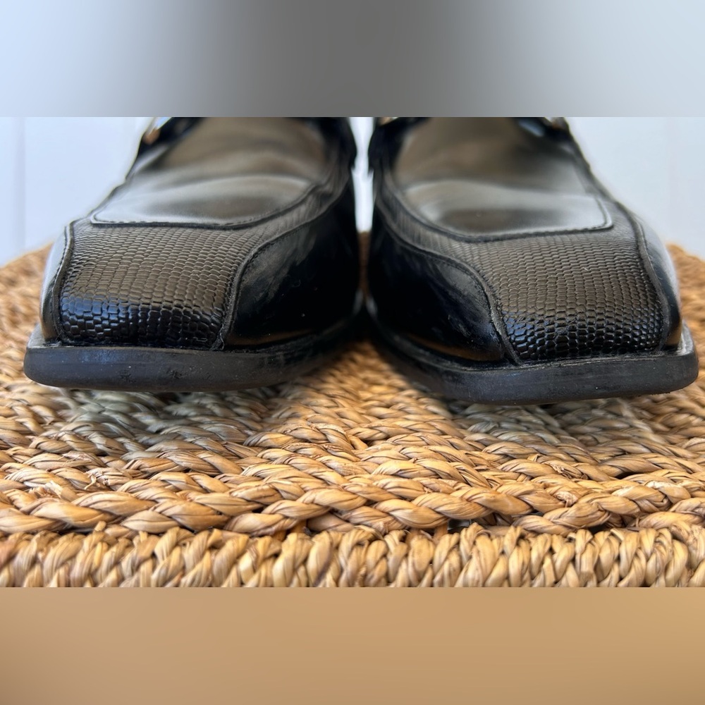 Stacy Adams Men’s Formal Leather Loafers Black Size 11.5M - Picture 2 of 11